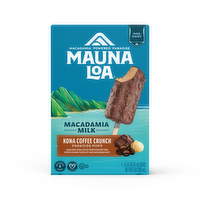 Mauna Loa Paradise Pops, Kona Coffee Crunch, 4 Each